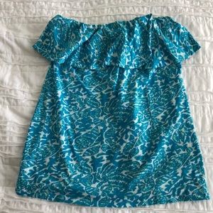 Lilly Pulitzer strapless top